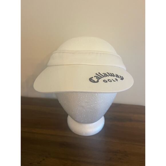 Callaway Golf White Visor Adjustable - Picture 1 of 5